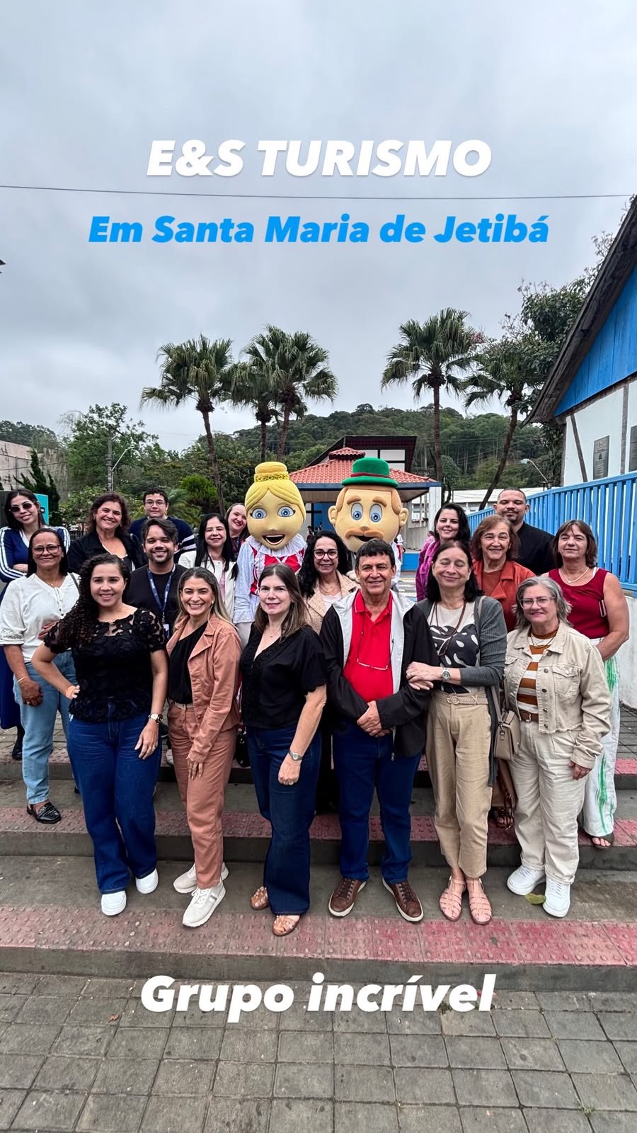 Grupo de viagem da E&S Turismo
